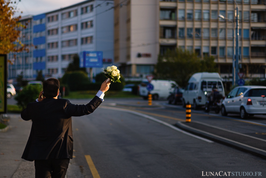 photographe mariage suisse bouquet mariee