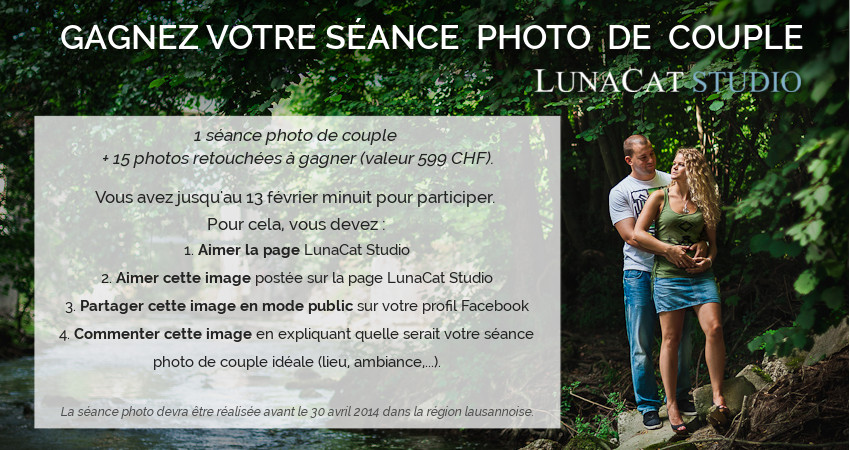 Concours séance photo de couple lausanne