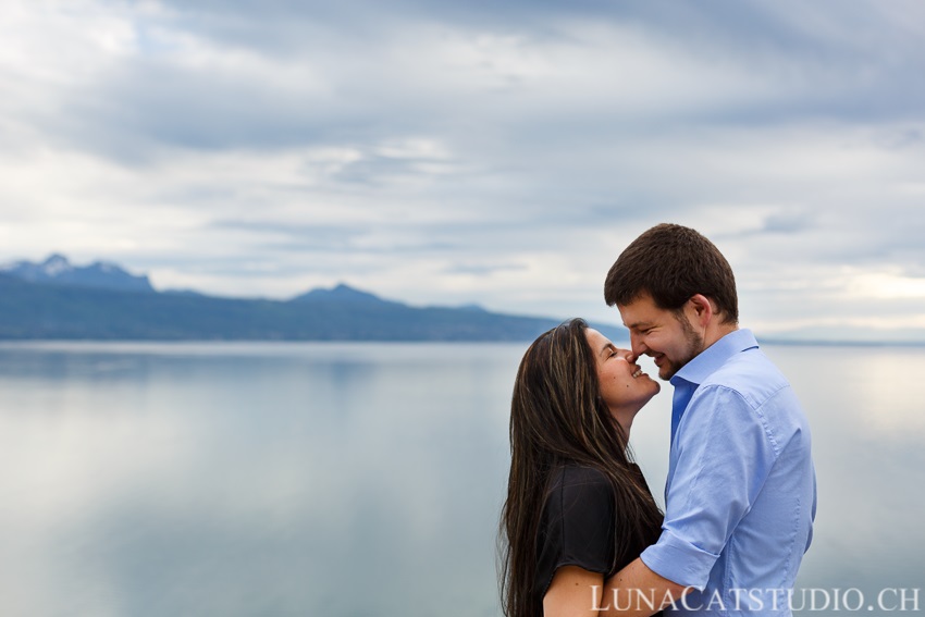 séance photo engagement Brenda Frédéric, Lavaux