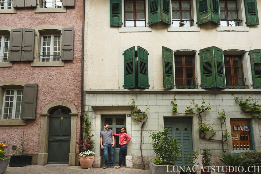 Séance photo engagement Lavaux