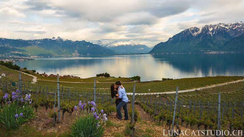 Séance photo engagement Lavaux