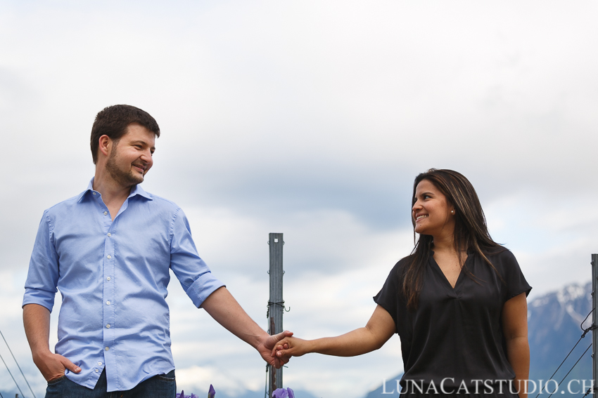 Séance photo engagement Lavaux