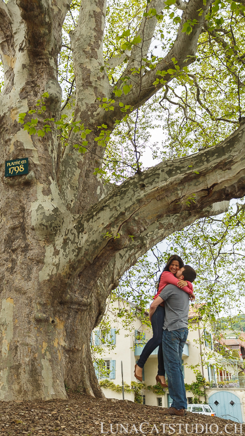 Séance photo engagement Lavaux