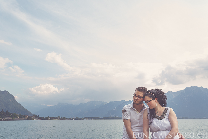 seance photo engagement chateau chillon