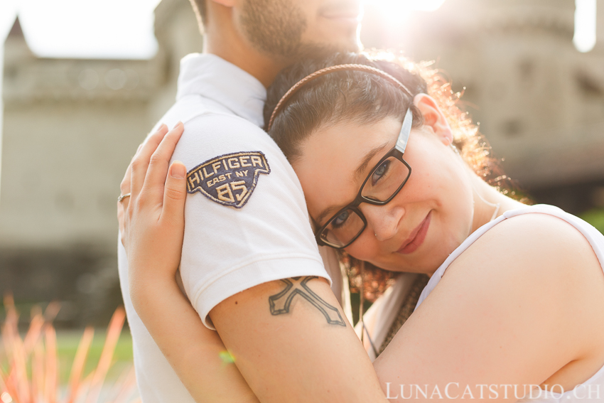 engagement session chillon castle