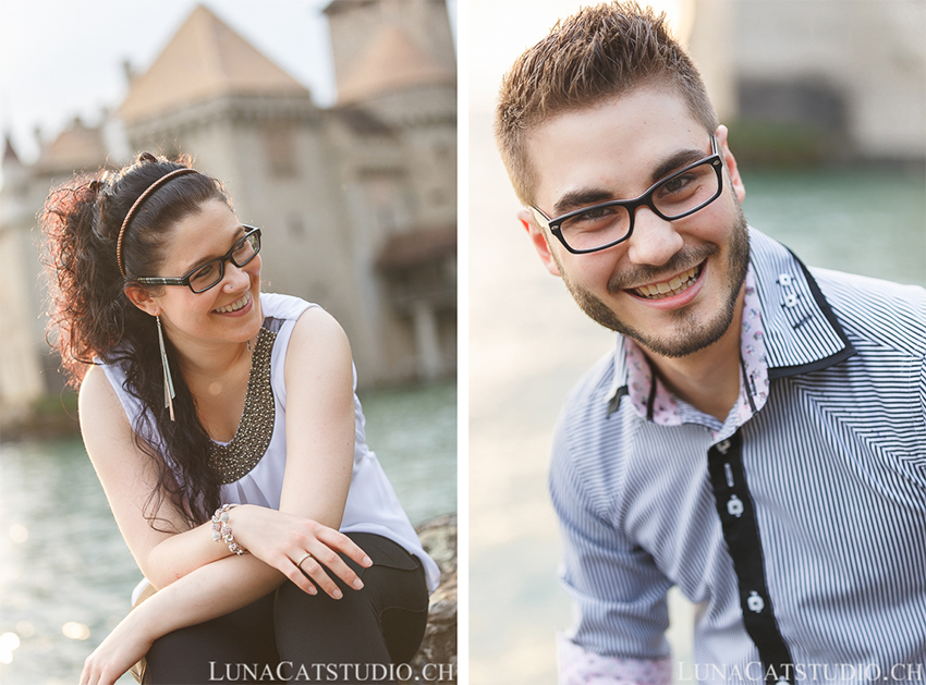 engagement session chillon castle