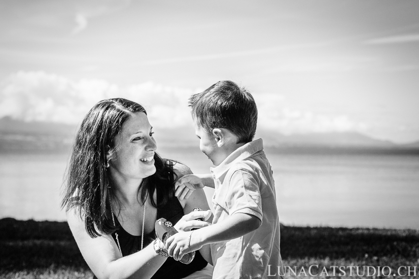 photo famille lac lausanne vaud geneve