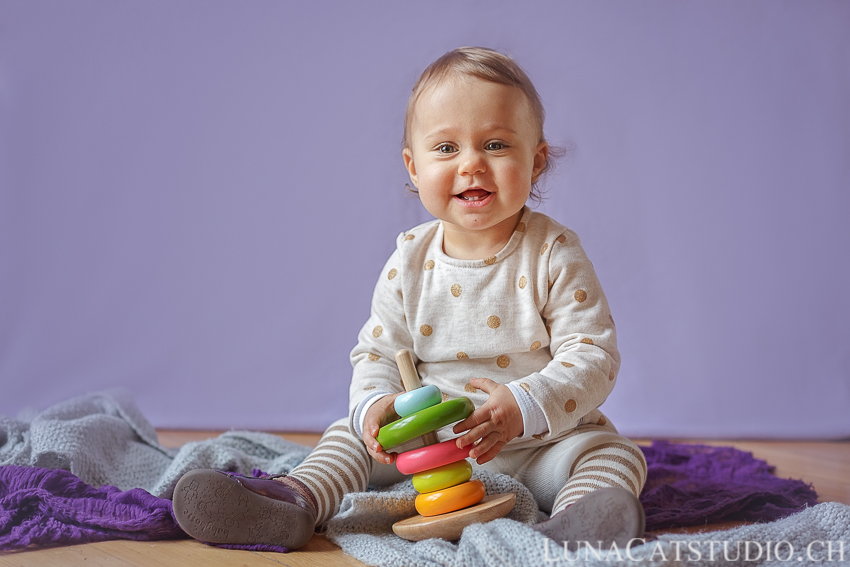 baby photo 1 year old Iris