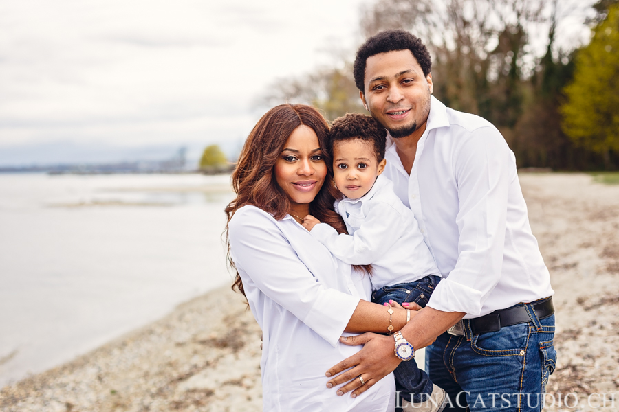 family picture geneva lake switzerland